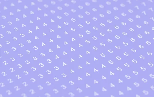 Matho Models Decal Numbers - 1.5mm, white, type 1