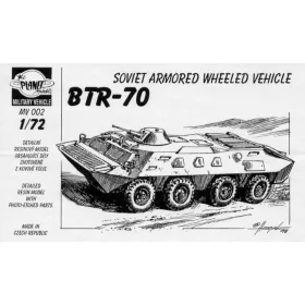   Planet Models BTR-70 Arm. Vehicle, 4 Achser 18 Resin, Fotoätzteile.