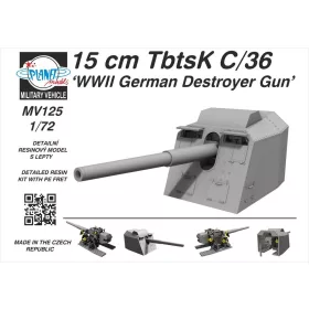   Planet Models 1:72 15 cm TbtsK C/36 WWII German Destroyer Gun