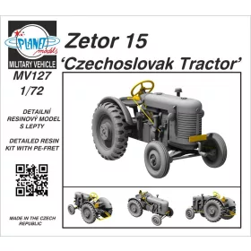 Planet Models 1:72 Zetor 15 Czechoslovak Tractor