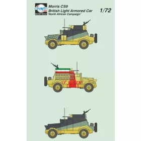   Planet Models 1:72 Morris CS9 British Light Armored Car ‘North African Campaign’1/72