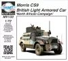 Planet Models 1:72 Morris CS9 British Light Armored Car ‘North African Campaign’1/72