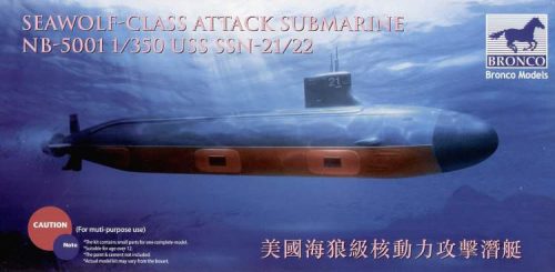 Bronco 1:350 USS SSN-21/22 Seawolf-class Attack submarine