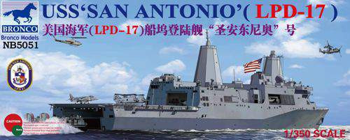 Bronco 1:350 USS San Antonio (LPD-17)