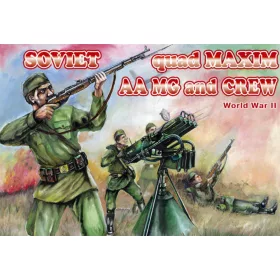 Orion 1:72 Soviet quad Maxim AA MG and crew