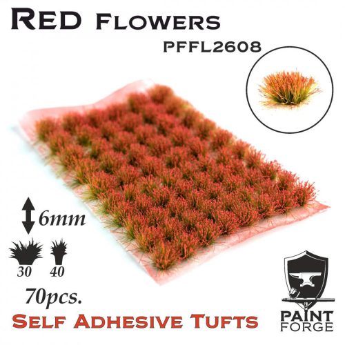 Paint Forge PFFL2608 Red Flowers