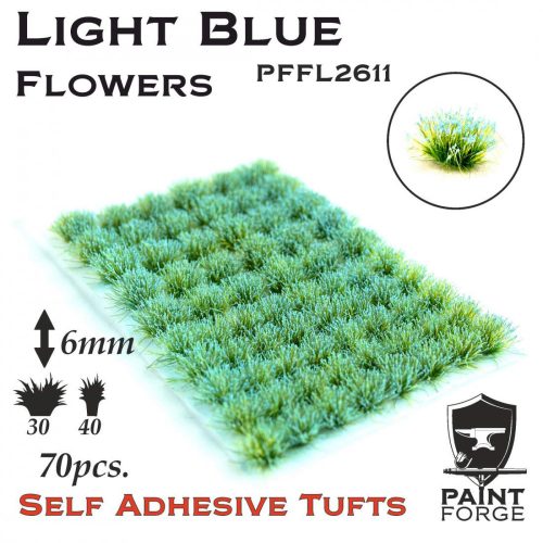 Paint Forge PFFL2611 Light Blue Flowers