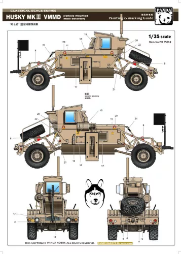 Panda Hobby 1:35 Husky Mk.III CMMD