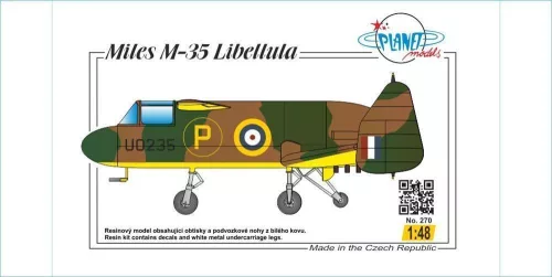 Planet Models 1:48 Miles M-35 Libellula