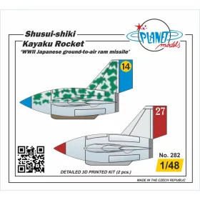   Planet Models 1:48 Shusui-shiki Kayaku Rocket ‘WWII Japanese ground-to-air ram missile’ 2 pcs 1/48