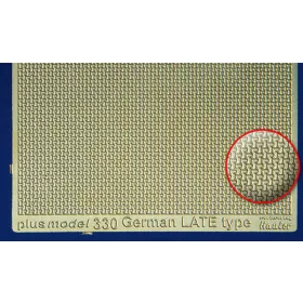 Plus model 1:35 German Late Engraved Plate