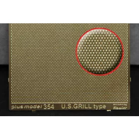 Plus model 1:35 Engraved plate - U.S. Grill