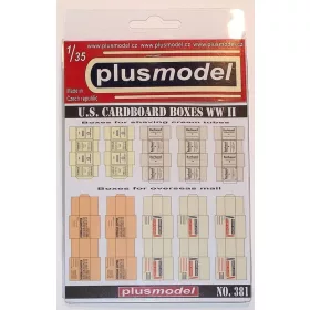Plus model 1:35 U.S. Faltkartons