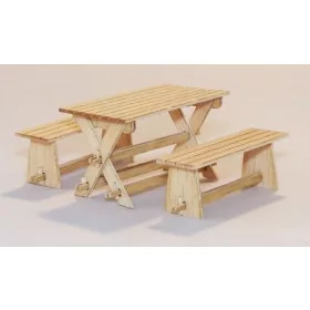 Plus model 1:35 Garden furniture