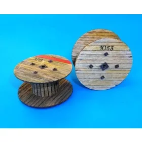 Plus model 1:35 Cable reels-small