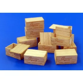 Plus model 1:35 U.S.Wooden crates for condensed milk