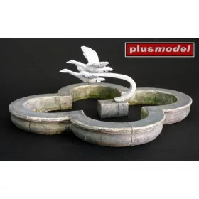 Plus model 1:35 Park fountain with swans