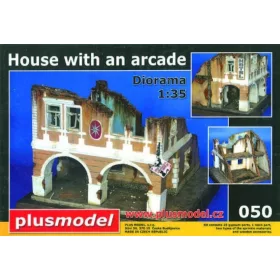 Plus model 1:35 Haus mit Passage WW II