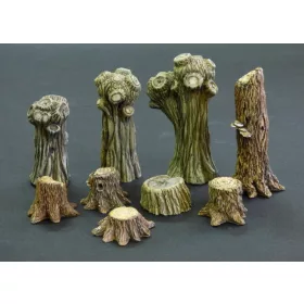 Plus model 1:35 Willows and stumps