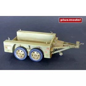 Plus model 1:35 US trailer M7 tandem axle
