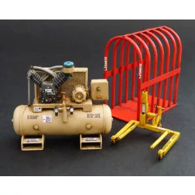 Plus model 1:35 U.S.Tyre-repair equipment