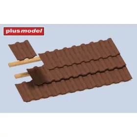 Plus model 1:35 Roof tiles corrugated 84 pcs