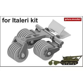   Plus model 1:35 T1E1 US Mine exploder for Sherman – Italeri
