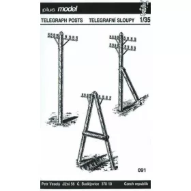 Plus model 1:35 Telegrafenmasten