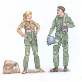 Plus model 1:48 Crew F-15