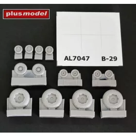 Plus model 1:72 B-29 Superfortress diamond tread