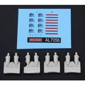Plus model 1:72 US rocket engines