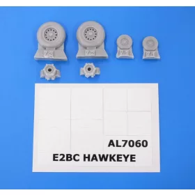 Plus model 1:72 E2C Hawkeye wheels