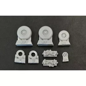 Plus model 1:72 A-26C Invader wheel groved
