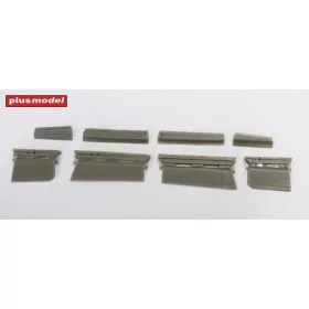Plus model 1:72 B-25 Mitchell flaps
