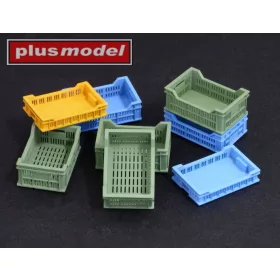 Plus model 1:35 Perforated plastic crates