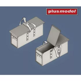 Plus model 1:35 Machine gun Vickers ammunition boxes WWII