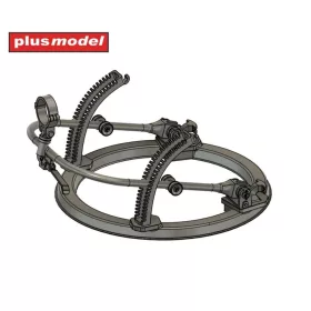 Plus model 1:35 Turret for machine gun Lewis for RR