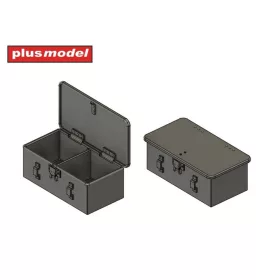   Plus model 1:35 Magazines and ammunition boxes for the Lewis machine gun