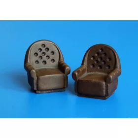 Plus model 1:35 gepolsterte Stühle