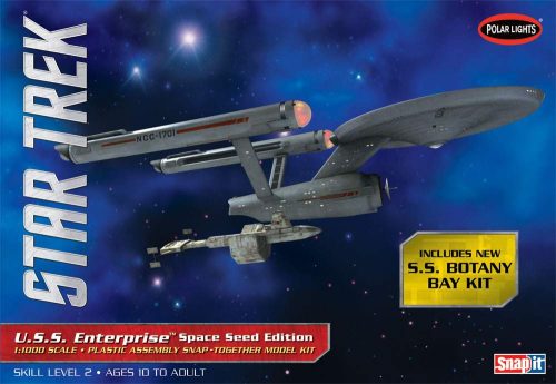 Polar Lights POL908 1:1000 Star Trek TOS USS Enterprise Space Seed Edition Snap
