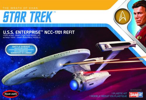 Polar Lights POL974 1:1000 Star Trek U.S.S. Enterprise Refit - Wrath of Khan Edition 2T