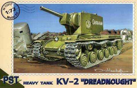 PST - Russian KV-2 Dreadnought szovjet nehéz tank PST72017