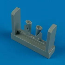 Quickboost 1:48 MC.200 Saetta exhaust for Italeri