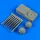 Quickboost 1:48 Me 410 propeller w/tool for Meng