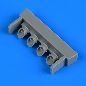 Quickboost 1:48 P-38F/G Lightning exhaust for Tamiya