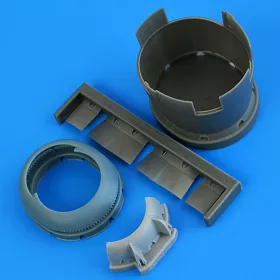   Quickboost 1:48 F6F-3 Hellcat cowling late - opened flaps for Hobby Boss