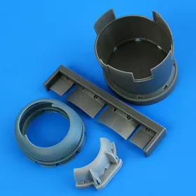   Quickboost 1:48 F6F-3 Hellcat cowling early - closed flaps for Hasegawa