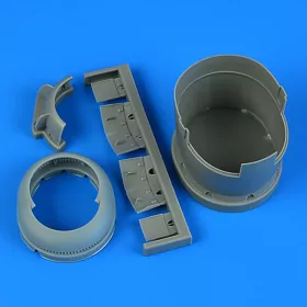   Quickboost 1:48 F6F-3 Hellcat cowling late - opened flaps for Hasegawa