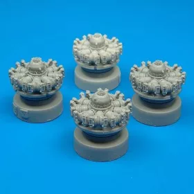   Quickboost 1:72 B-17F/G Flying Fortress engines Für Hasegawa Bausatz.