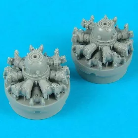   Quickboost 1:72 C-47 Dakota engines (for Italeri) für Italeri Bausatz